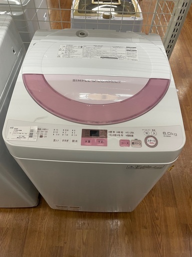 が大特価！ 全自動洗濯機6.0kg 2017年製 SHARP - 洗濯機
