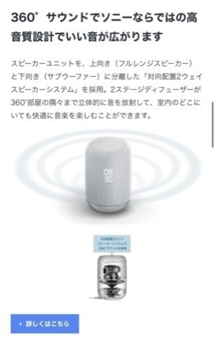 SONY スマートスピーカー Bluetooth搭載 Google Home