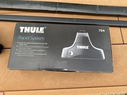 THULEカールーフキャリアセット754  キャリアバー752