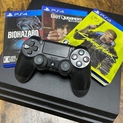 PS4 Pro 1TB＋ソフト３本CUH-7200BPlaySt...