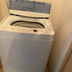 【受け渡し者決定】4.5キロ　洗濯機Haier 0円