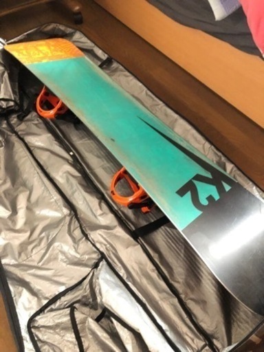 スノーボードセット 138cm K2 ホットワックス済み ビンディング付き スノーボードセット 138cm K2 ホットワックス済み ビンディング