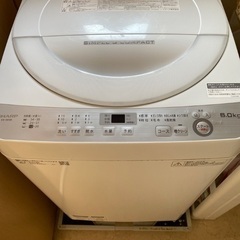 2018年製SHARP洗濯機ES-GE6B
