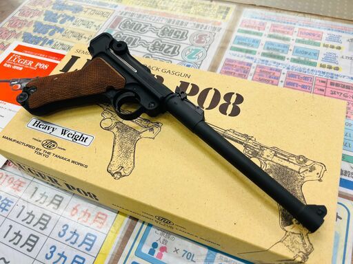 タナカ　ルガーP08 タナカワークス: ハンドガン本体 ルガー P08 4in HWの通販情報