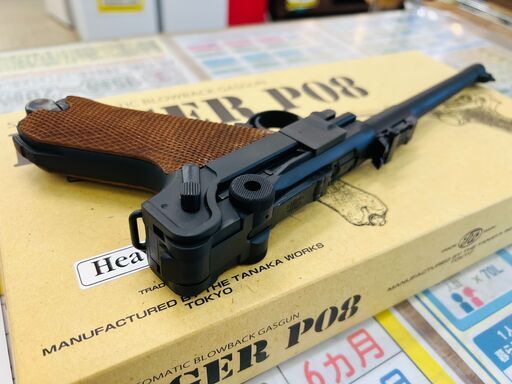 タナカ LUGER P08 8inch HW ガスガン