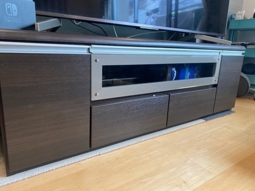 値引きしました［美品］75インチ対応テレビボード（幅157cm）