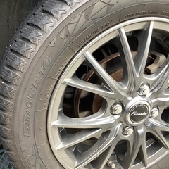 2021年製TOYO GIZ2 155/65/14  エクシーダ美品アルミセット激安