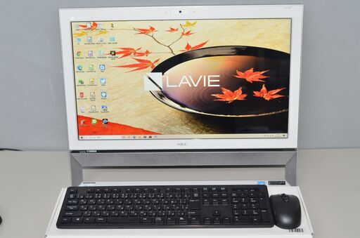 中古良品 一体型パソコン 最新Windows10 NEC DA370/C Celeron-3215U/大容量HDD3TB/メモリ8GB/DVDマルチ/21.5インチ/カメラ/テレビ機能