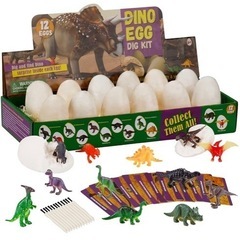 恐竜化石発掘キット 恐竜おもちゃ 恐竜卵玩具 12個セット