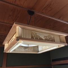 木製　電気照明