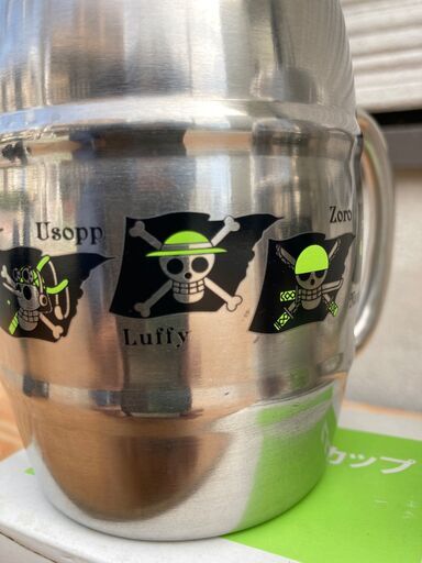 ワンピースステンレスマグカップ4個未使用 スリービー 練馬の食器 コップ グラス の中古あげます 譲ります ジモティーで不用品の処分