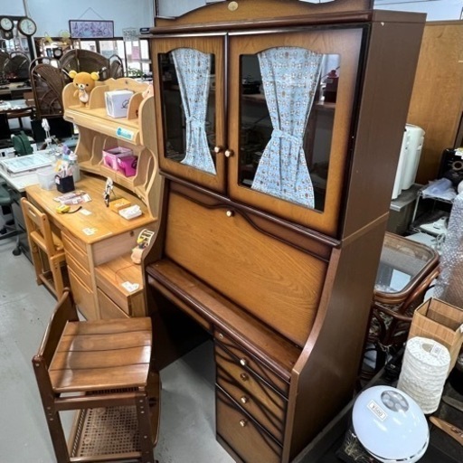 ほそあき　出品です。葉山家具 　ライティングビューロー用チェア ayano craft 綾野製作所 ライティングビューロー 椅子付き ヴィンテージ