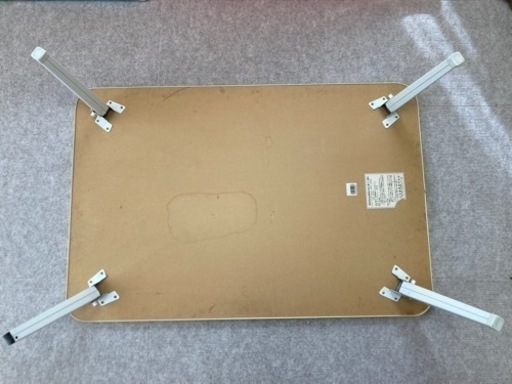 折りたたみテーブル90×60×29㎝（白） (ゆさゆさ) 藤枝のテーブル《座卓、ローテーブル》の中古あげます・譲ります｜ジモティーで不用品の処分