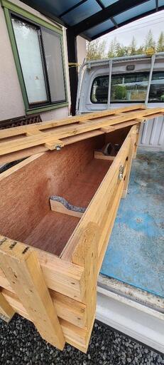 コンパネ使用収納箱
