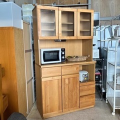 ナチュラル 食器棚 キッチンボード カップボード 