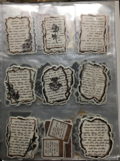 フレークシール 大量 A4ファイル5冊分