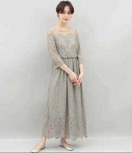 アダムエロペ  ドレス　結婚式　お呼ばれに