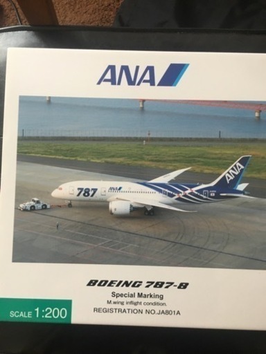 1/200 モデルプレーン　ANA B787 特別塗装機
