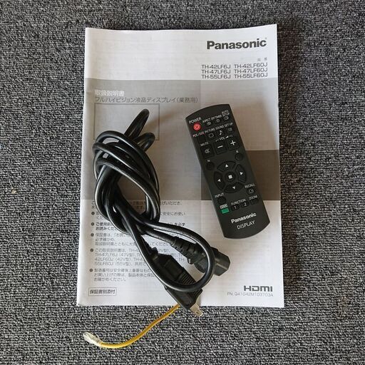 Panasonic 47型LED液晶ディスプレイ TH-47LF6J　中古品 スタンド無し Panasonic 47型LED液晶ディスプレイ TH-47LF6J 中古品 スタンド無し