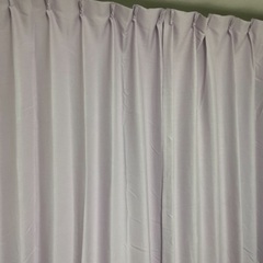 ニトリ.パレットカーテン(ラベンダー)180cm丈