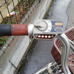 ヤマハPAS X231-3025210 リチウム4AH 26インチ 3段 ベージュ系　充電器付き　狭山市引き取り限定