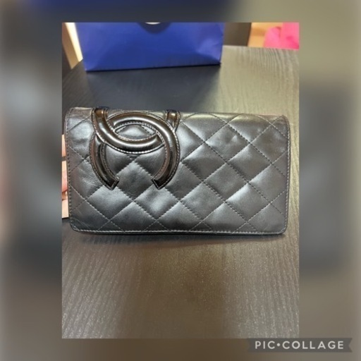 美品です！CHANEL☆カンボン　ブラック×ピンク