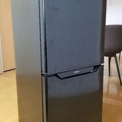 冷蔵庫 106L 山善（2021年製）2ドア　黒