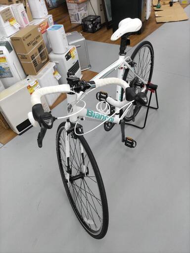 J218 Bianchi viaNIRONE7 ロードバイク 2X8段 リムブレーキ ホワイト