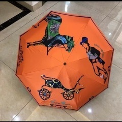 エルメス　折り畳み傘　99％UVカット晴雨兼用　お値下げ