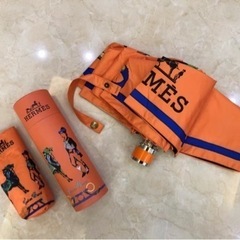 エルメス　折り畳み傘　99％UVカット晴雨兼用　お値下げ
