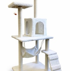 キャットタワー 猫タワー 150cm スリム 大型猫 据え置き型...