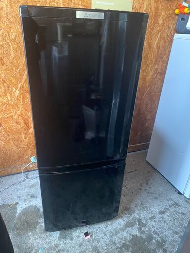 U0703  三菱　2ドア冷蔵庫　１４６L　2018年　ブラック
