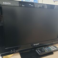 19インチ　小型液晶カラーテレビ　　シャープ　アクオス