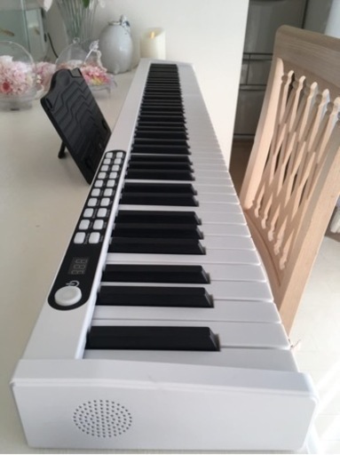 電子ピアノ 88鍵盤 ピアノタッチ 卓上型 ホワイト longeye