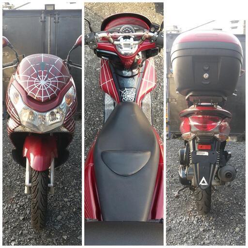 ❇️ホンダ PCX125 JF28 赤 スパイダーマン風塗装 始動動画あり ❇️ホンダ PCX125 JF28 赤 スパイダーマン風塗装 始動動画あり