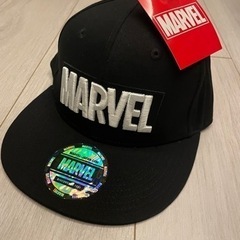 MARVEL マーベル ボックスロゴ黒 キャップ 帽子 ハット