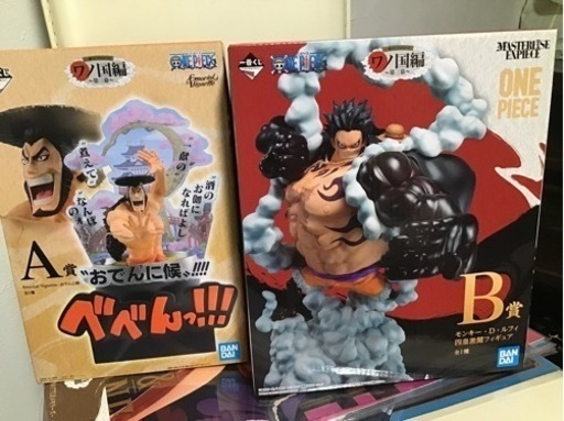 ワンピース　ワノ国編　一番くじ　おでんとルフィ2点