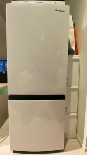 お値下げ！【美品】ハイセンス冷蔵庫154ℓ（利用期間6ヶ月） - キッチン家電