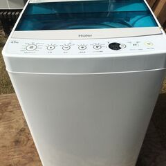 取引中　中古美品　4.5Kg　全自動洗濯機　ハイアール　2016...