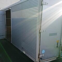 香取市山之辺】No.Y-29 横扉付き アルミコンテナ 長さ約455cm×幅218cm