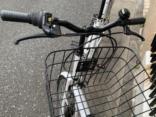 白い自転車(美品) 6段変速ギア 【公式通販】