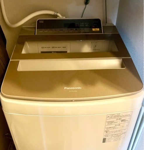 【極美品】Panasonic洗濯機　10kg 2018年式 NA-FA100H6