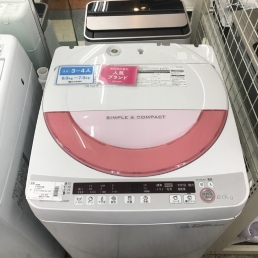 全自動洗濯機　SHARP(シャープ) ES-GE60P