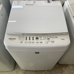 新生活SALE  ハイセンス 全自動 洗濯機 4.5kg   リ...