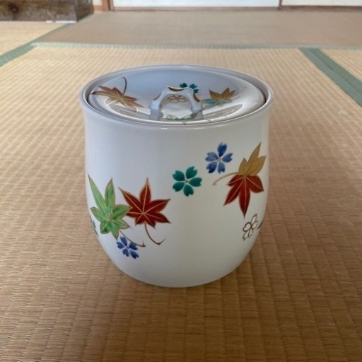 水指　紅葉