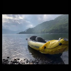 カヤック　2人乗り　ライフジャケット付き