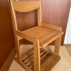 【ネット決済】【値下げしました】２脚目　堀田木工　学習椅子　チェア