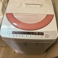 SHARP洗濯機　ES-GE60P 2015年製