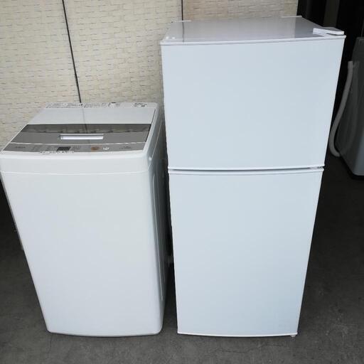 セット268⭐配送と設置は無料サービス⭐マクスゼン冷蔵庫118L＋アクア洗濯機4.5kg