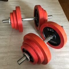 【ネット決済】IROTEC ダンベル　20kg×2